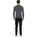 Small Grey Black Plaid Men s Long Sleeve Rash Guard View2