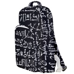 Sanscrit Pattern Design Double Compartment Backpack by dflcprintsclothing