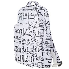 Sanscrit Pattern Design Double Compartment Backpack by dflcprintsclothing