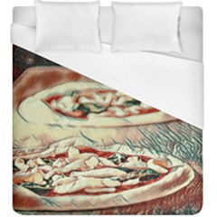 Naples Pizza On The Making Duvet Cover (king Size) by ConteMonfrey