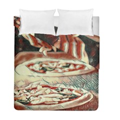 Naples Pizza On The Making Duvet Cover Double Side (full/ Double Size) by ConteMonfrey