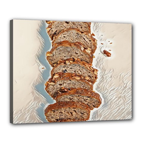 Bread Is Life - Italian Food Canvas 20  X 16  (stretched) by ConteMonfrey