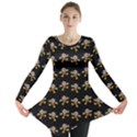 Dancing Clowns Black Long Sleeve Tunic  View1