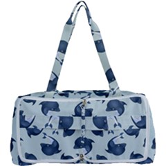 Blue Dolphins Pattern Multi Function Bag by TetiBright