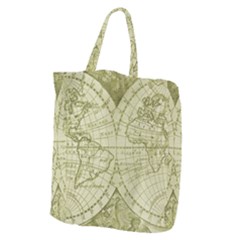 Vintage Mapa Mundi  Giant Grocery Tote by ConteMonfrey