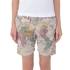 Mapa Mundi 1775 Women s Basketball Shorts by ConteMonfrey