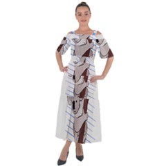 Koala T- Shirt Life Would Be So Boring Without Koalas T- Shirt (1) Shoulder Straps Boho Maxi Dress  by maxcute