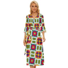 Shapes In Shapes 2                                         Midsummer Wrap Dress by LalyLauraFLM