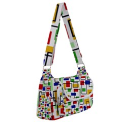 Colorful Rectangles                                                                   Post Office Delivery Bag by LalyLauraFLM