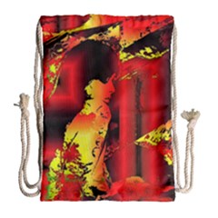 Red Light Ii Drawstring Bag (large) by MRNStudios