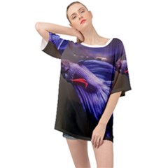 Betta Fish Photo And Wallpaper Cute Betta Fish Pictures Oversized Chiffon Top by StoreofSuccess