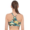 Waves Ocean Sea Abstract Whimsical (1) Basic Training Sports Bra View2