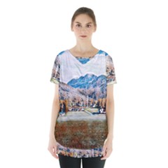 Trentino Alto Adige, Italy  Skirt Hem Sports Top by ConteMonfrey