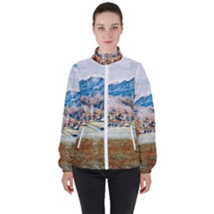 Trentino Alto Adige, Italy  Women s High Neck Windbreaker by ConteMonfrey