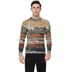 Art Boats Garda, Italy  Men s Long Sleeve Rash Guard by ConteMonfrey