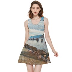 Ducks On Gardasee Inside Out Reversible Sleeveless Dress by ConteMonfrey