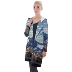 Lake In Italy Hooded Pocket Cardigan by ConteMonfrey