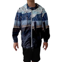 Pier On The End Of A Day Kids  Hooded Windbreaker by ConteMonfrey