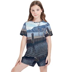 Pier On The End Of A Day Kids  Tee And Sports Shorts Set by ConteMonfrey