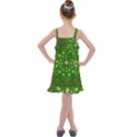 Lotus Bloom In Gold And A Green Peaceful Surrounding Environment Kids  Overall Dress View2