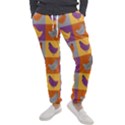 Chickens Pixel Pattern - Version 1a Men s Jogger Sweatpants View1