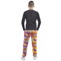 Chickens Pixel Pattern - Version 1a Men s Jogger Sweatpants View2