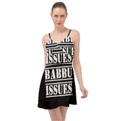 Babbu Issues - Italian Daddy Issues Summer Time Chiffon Dress by ConteMonfrey