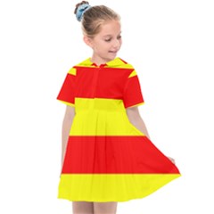 Aust Agder Flag Kids  Sailor Dress by tony4urban