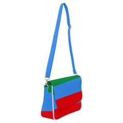 Dagestan Flag Shoulder Bag With Back Zipper by tony4urban