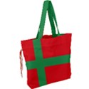 Bornholm Denmark Flag Drawstring Tote Bag View2