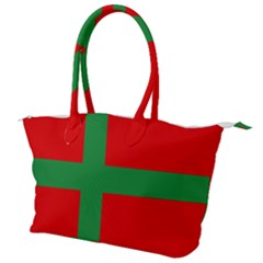 Bornholm Denmark Flag Canvas Shoulder Bag by tony4urban