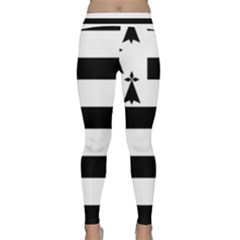 Brittany Flag Classic Yoga Leggings by tony4urban