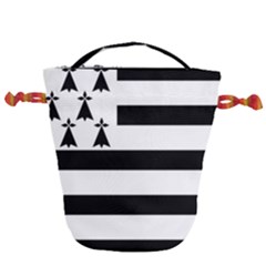 Brittany Flag Drawstring Bucket Bag by tony4urban