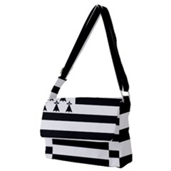 Brittany Flag Full Print Messenger Bag (m) by tony4urban