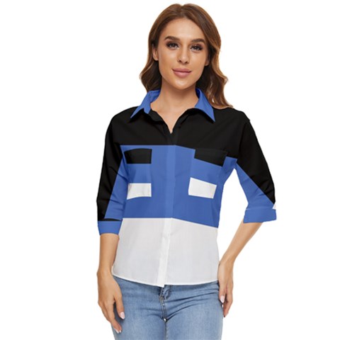 Estonia Women s Quarter Sleeve Pocket Shirt by tony4urban