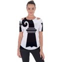 Basel Stadt Shoulder Cut Out Short Sleeve Top View1