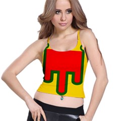 Auvergne Flag Spaghetti Strap Bra Top by tony4urban