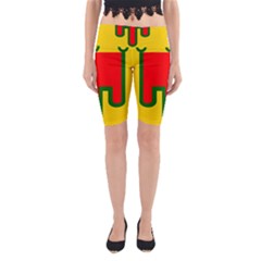 Auvergne Flag Yoga Cropped Leggings by tony4urban