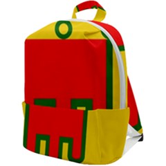 Auvergne Flag Zip Up Backpack by tony4urban