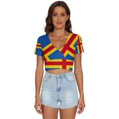 Aaland V-neck Crop Top by tony4urban