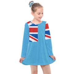 Fiji Kids  Long Sleeve Dress by tony4urban