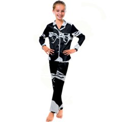 Corsica Flag Kid s Satin Long Sleeve Pajamas Set by tony4urban