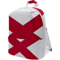 Anglo Irish Flag Zip Up Backpack by tony4urban