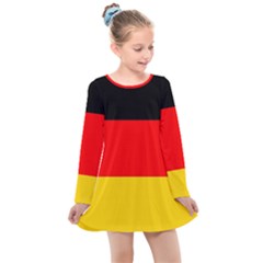 Germany Kids  Long Sleeve Dress by tony4urban