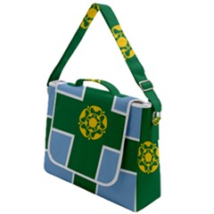 Derbyshire Flag Box Up Messenger Bag by tony4urban