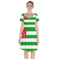 Abkhazia Short Sleeve Bardot Dress by tony4urban