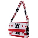 Drenthe Flag Full Print Messenger Bag (S) View1