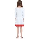 Crimea Flag Kids  Quarter Sleeve Skater Dress View2