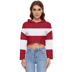 Latvia Women s Lightweight Cropped Hoodie by tony4urban