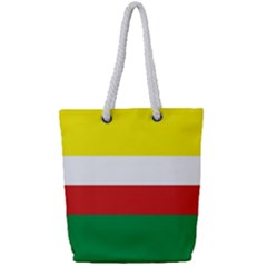 Lubuskie Flag Full Print Rope Handle Tote (small) by tony4urban